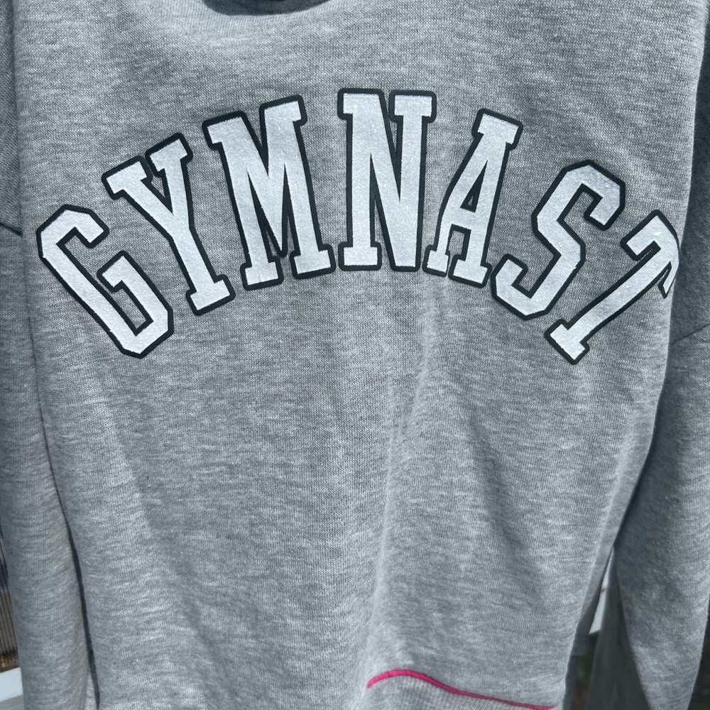 JUSTICE GYMNAST PULLOVER HOODIE KIDS SIZE SMALL